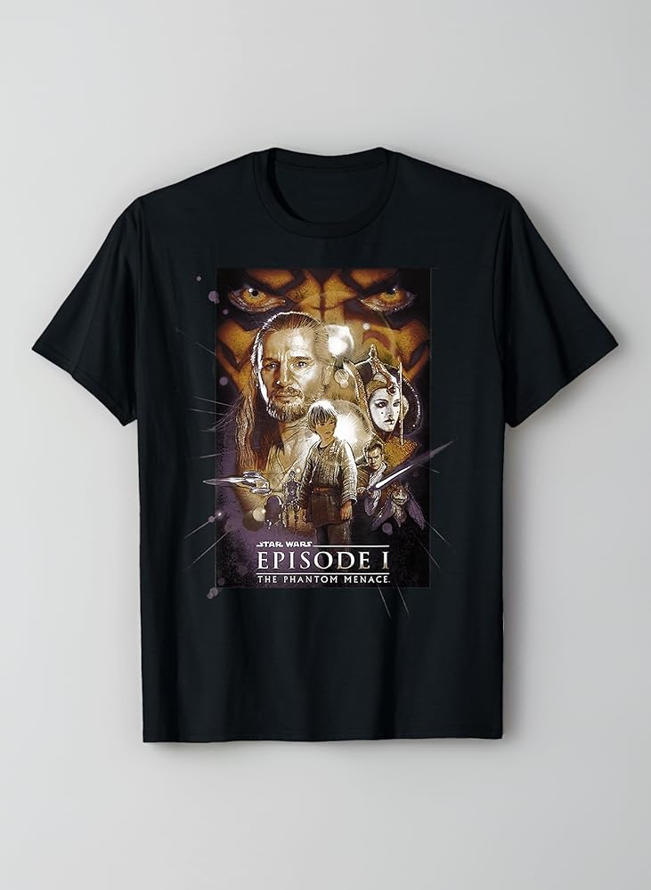 Amazon | Star Wars Episode 1 Vintage Poster Graphic T-Shirt